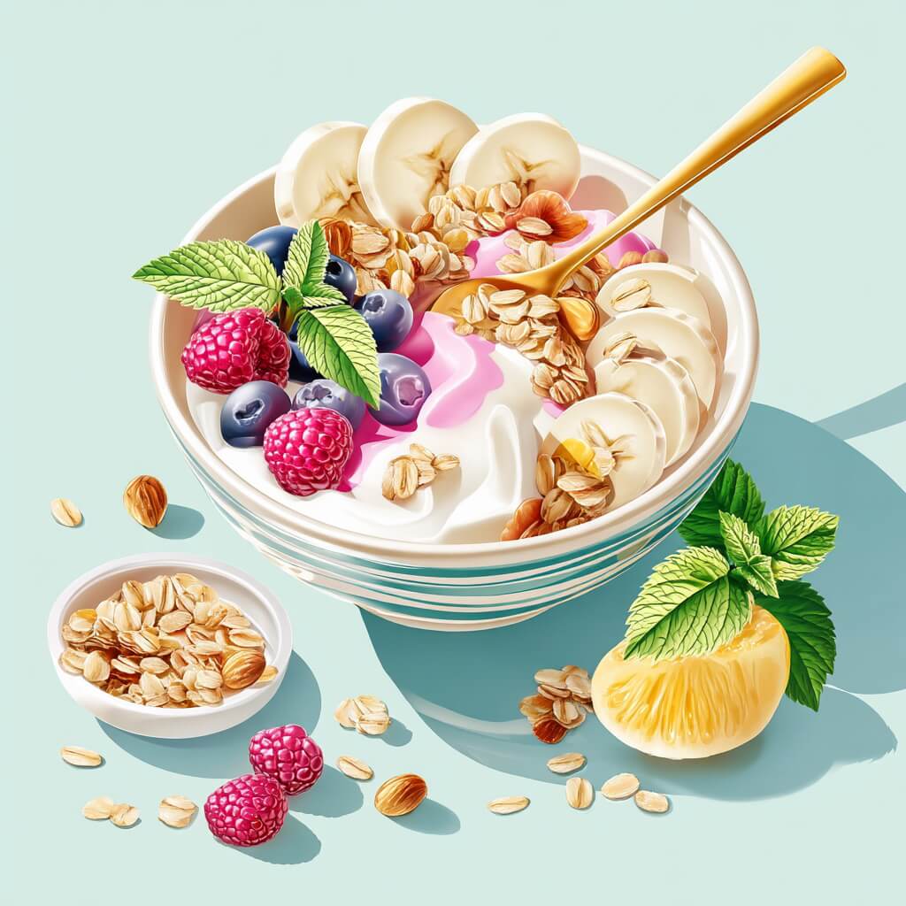Greek Yogurt Parfait with Homemade Granola