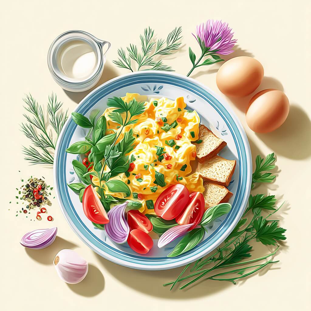 Veggie-Packed Scrambled Eggs