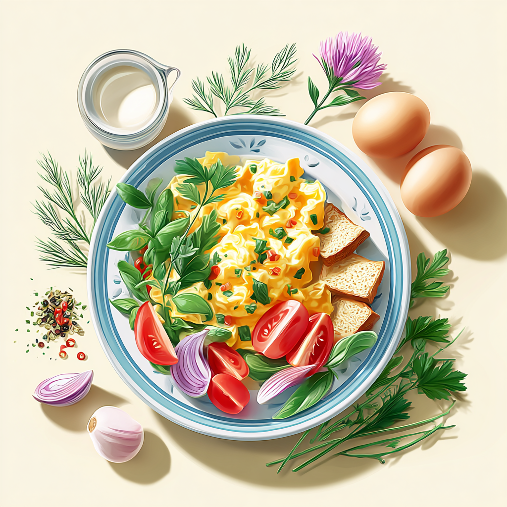 Veggie-Packed Scrambled Eggs