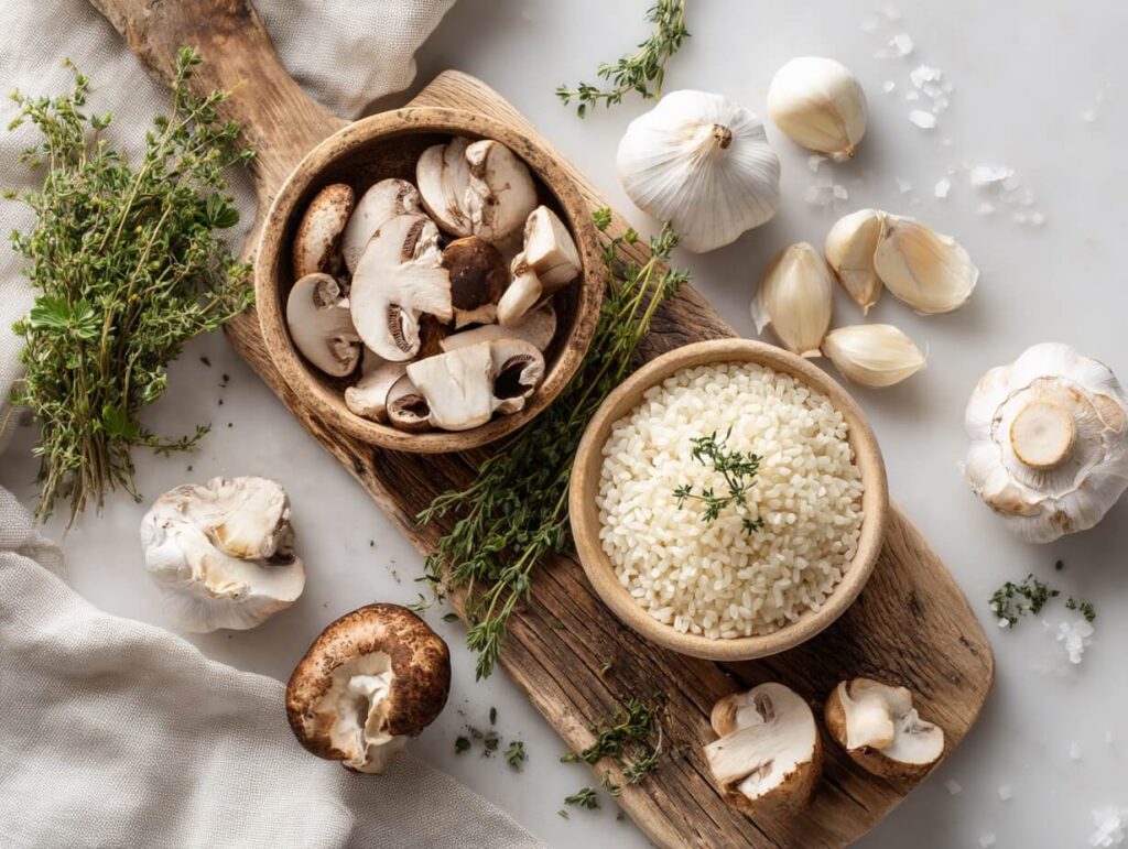 Creamy Mushroom and Herb Risotto