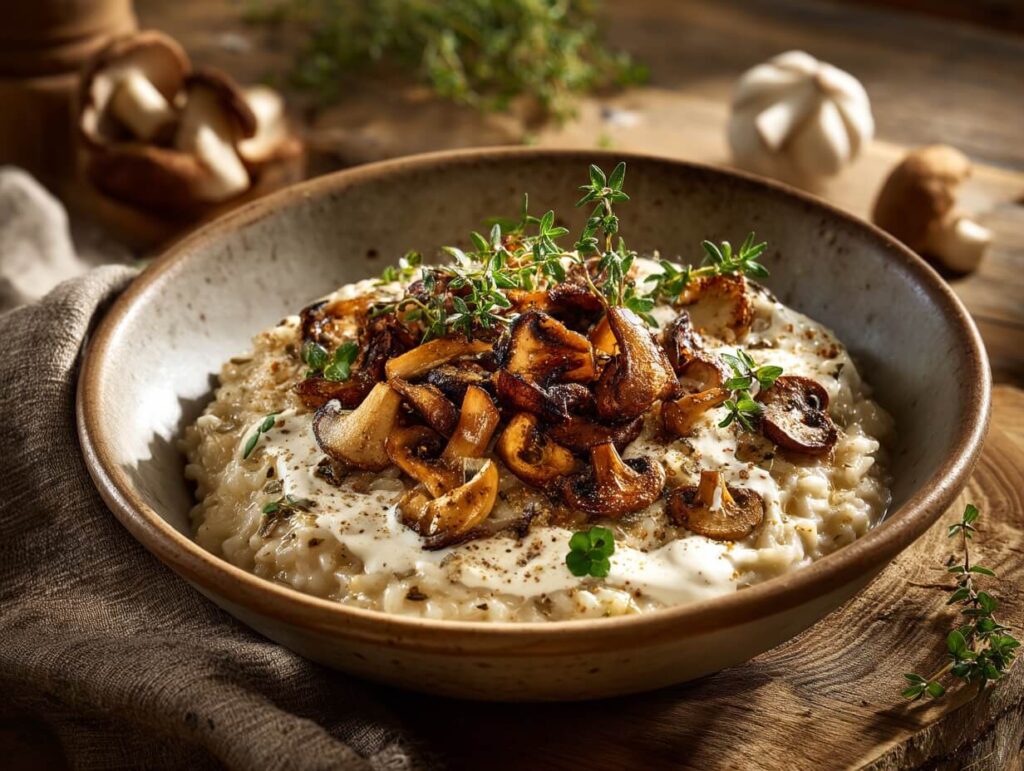 Creamy Mushroom and Herb Risotto