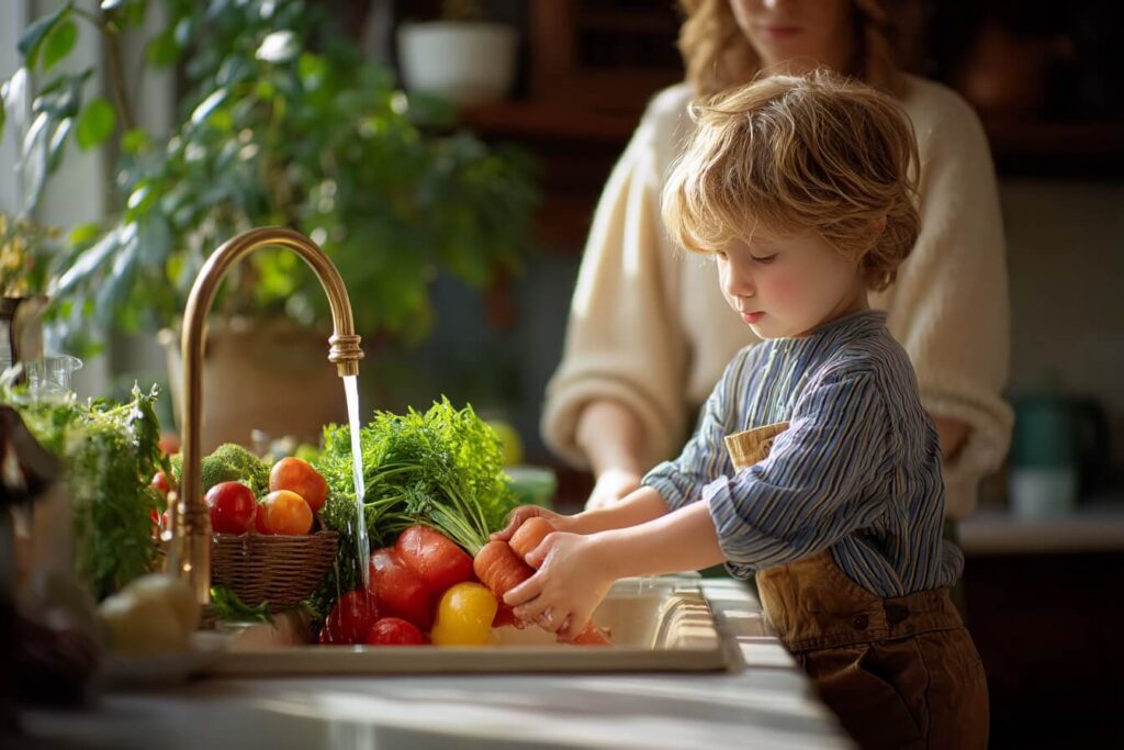 Involving Children in Food Preparation